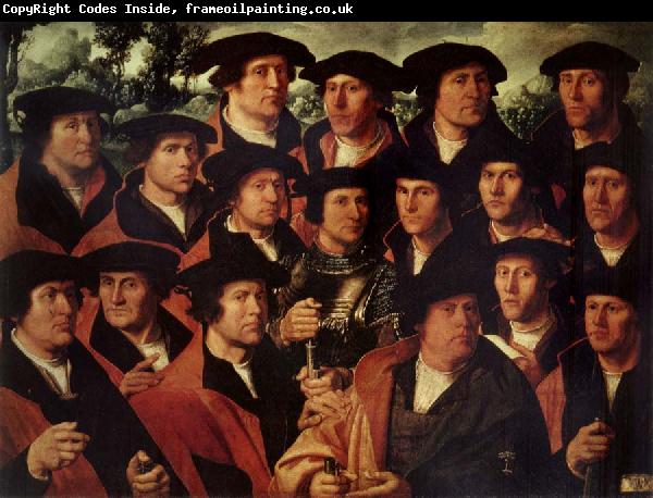 JACOBSZ, Dirck Group portrait of the Shooting Company of Amsterdam